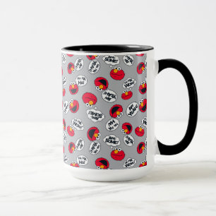 Elmo   Aw Yeah, Awesome Pattern Mug