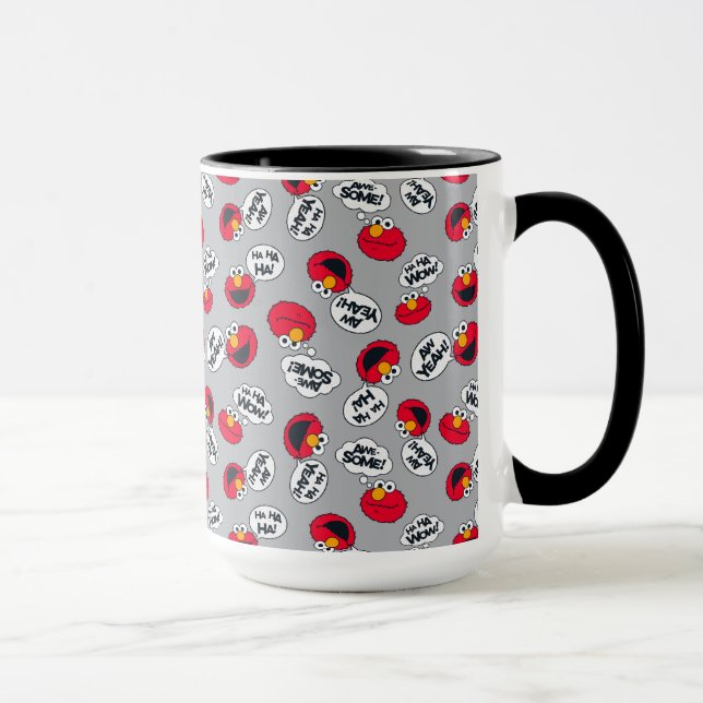 Elmo | Aw Yeah, Awesome Pattern Mug (Right)