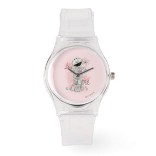 Elmo B&W Sketch Drawing Watch