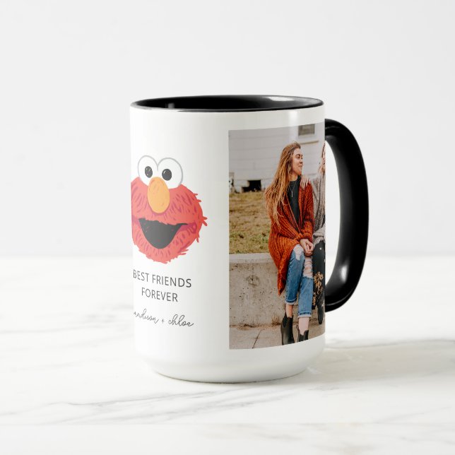 Elmo Big Face | Best Friends - Photo Mug (Front Right)