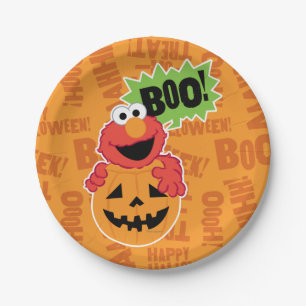 Elmo - Boo Paper Plate