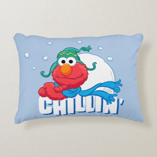 Elmo Chillin' Accent Pillow (Front)