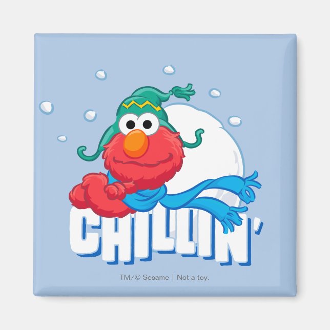 Elmo Chillin' Magnet (Front)