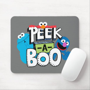 Elmo, Cookie & Grover   Peek-a-Boo Mouse Pad
