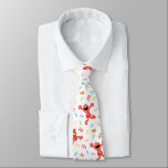 Elmo Crayon Pattern Tie<br><div class="desc">Check out this adorable Sesame Street pattern featuring Elmo and Dorothy with crayons!  © 2021 Sesame Workshop. www.sesamestreet.org</div>