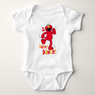 Elmo   Do the Happy Dance Baby Bodysuit