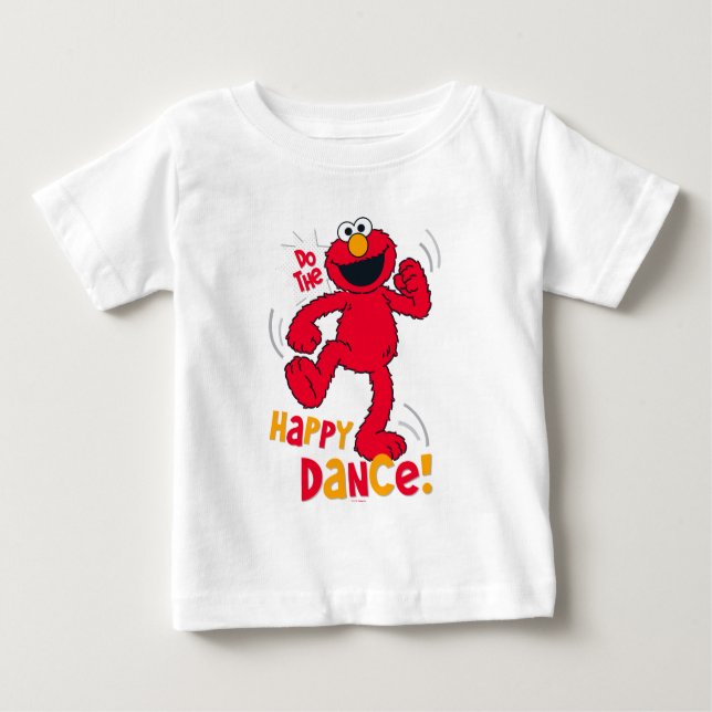 Elmo | Do the Happy Dance Baby T-Shirt | Zazzle