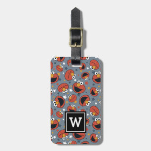 Elmo   Elmo Rules Star Pattern Luggage Tag