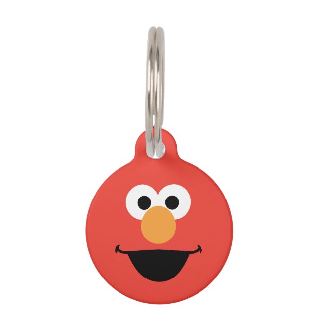Elmo Face Art Pet ID Tag (Front)