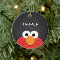 Elmo Face Chalkboard | Customized Name & Photo
