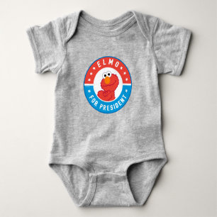 Elmo for President Badge Baby Bodysuit