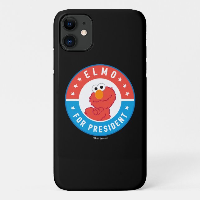 Elmo for President Badge Case-Mate iPhone Case (Back)