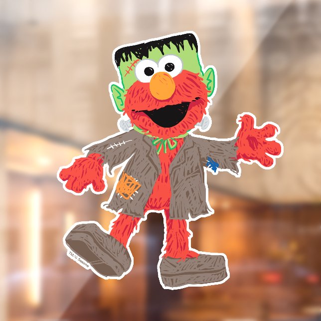 Elmo | Frankenstein Costume Window Cling (Sheet 2)