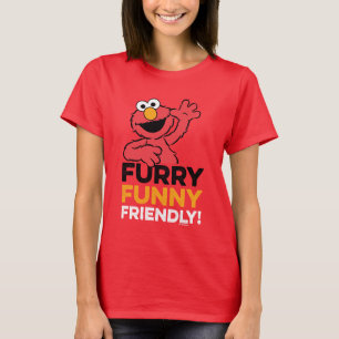 Elmo   Furry Funny Friendly T-Shirt