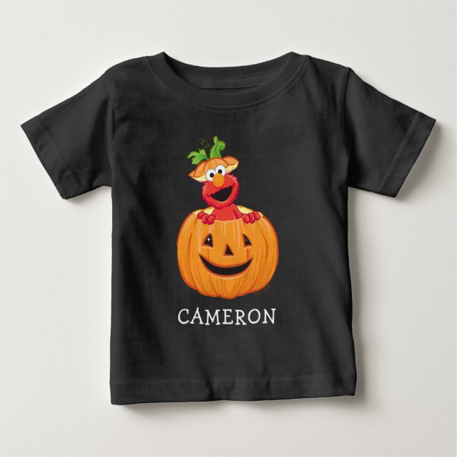 Elmo | Halloween Jack-O-Lantern Baby T-Shirt (Front)