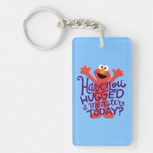 Elmo Hugging Keychain