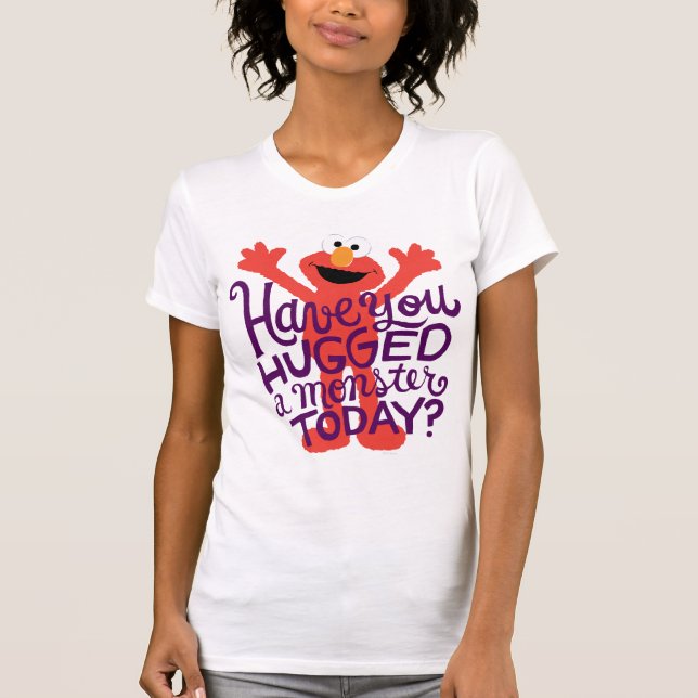 Elmo Hugging T-Shirt (Front)