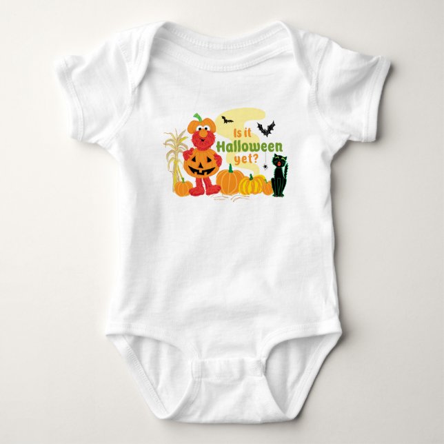 Elmo | Is it Halloween Yet? Baby Bodysuit (Front)