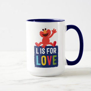 Elmo   L is for Love Mug