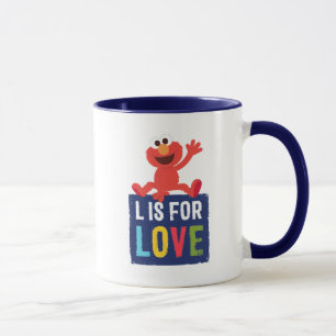 Elmo   L is for Love Mug