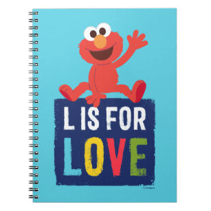 Elmo   L is for Love Notebook