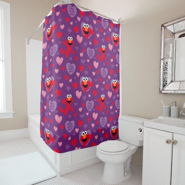 Elmo Loves You Valentine's Day Pattern (In Situ)