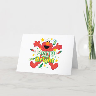 Elmo   Merry and Bright Holiday Card