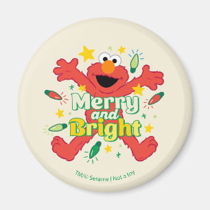 Elmo   Merry and Bright Magnet