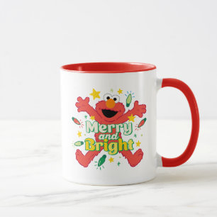 Elmo   Merry and Bright Mug