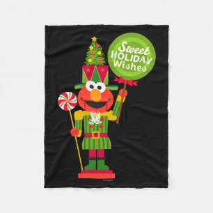 Elmo Nutcracker  Fleece Blanket