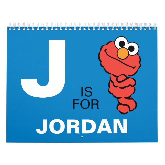 Elmo Sesame Street | Add Your Name Calendar (Cover)