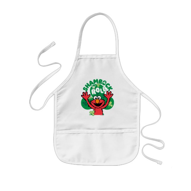 Elmo | Shamrock 'N' Roll Kids Apron (Front)