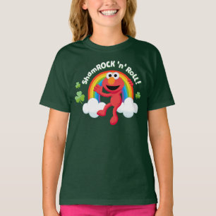 Elmo Shamrock 'n' Roll Rainbow T-Shirt