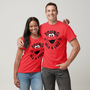 Elmo Skate Logo - Young, Wild & Free 1969 T-Shirt