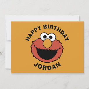 Elmo Smiling Face Card