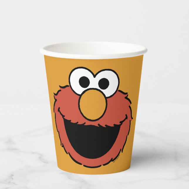 Elmo Smiling Face Paper Cups (Front)