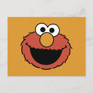 Elmo Smiling Face Postcard