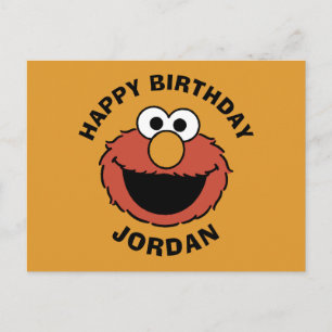 Elmo Smiling Face Postcard