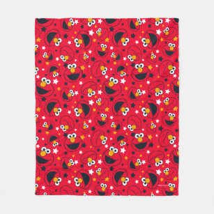 Elmo   So Silly Star Pattern Fleece Blanket