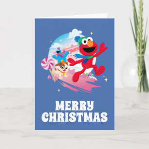 Elmo, Tango & Cookie Monster   Best Christmas Ever Holiday Card