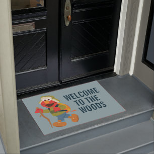 Elmo Woodland Hike   Add Your Message Doormat