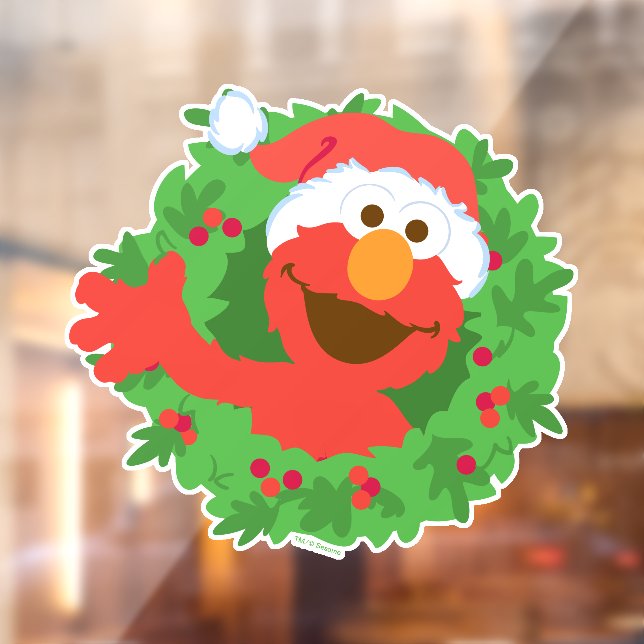 Elmo Wreath Window Cling (Sheet 2)