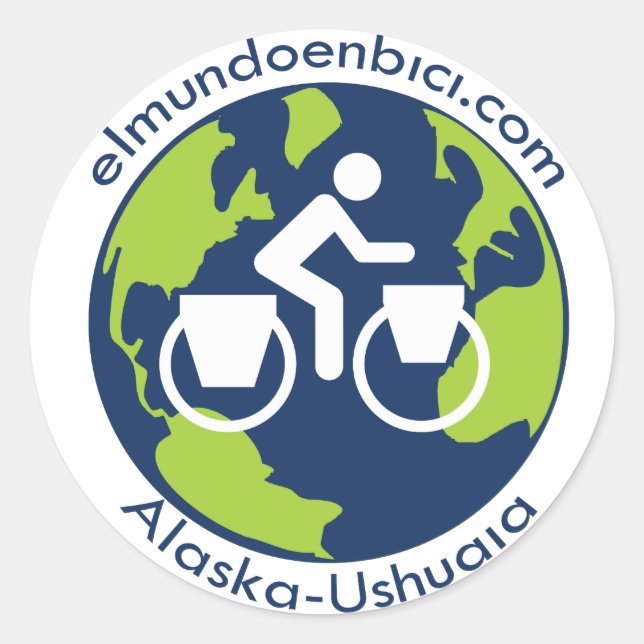 Elmundoenbici.com logo sticker (Front)