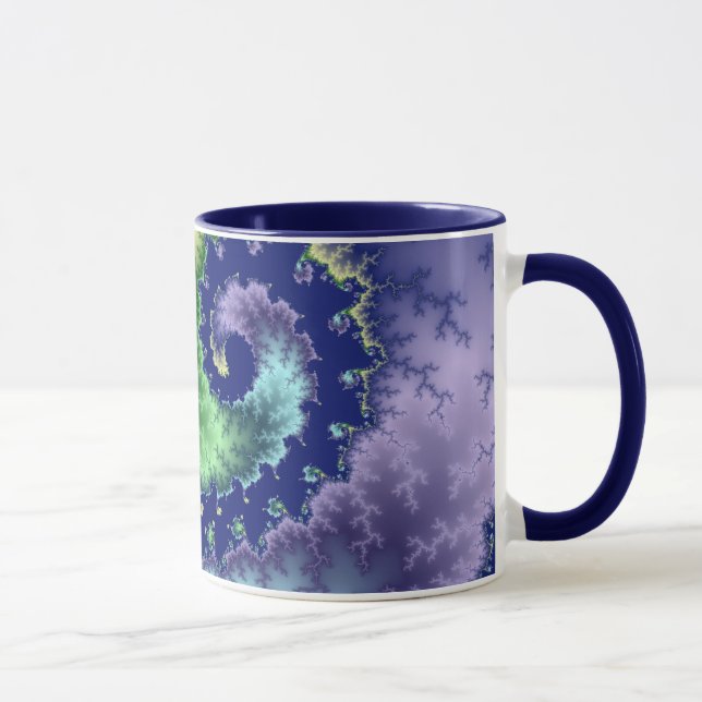 Éloignement du rivage - de la tasse de fractale (Droite)
