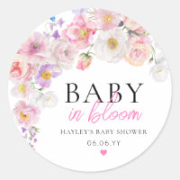 Eloise Pink Floral Baby in Bloom Baby Shower