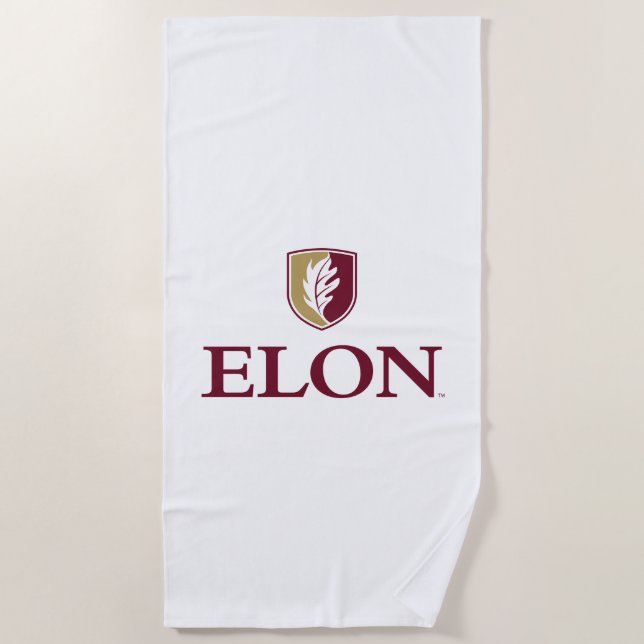 Elon Beach Towel (Front)