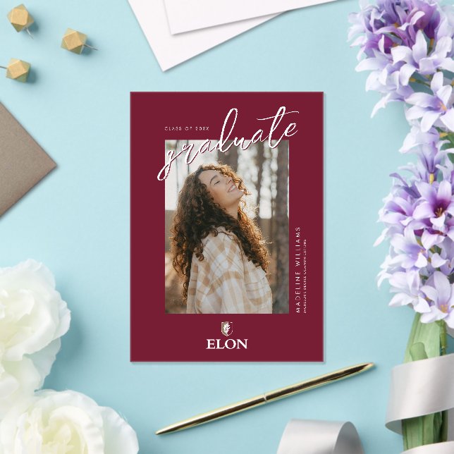 Elon | Graduate 20XX Acrylic Invitations (Insitu (Wedding))