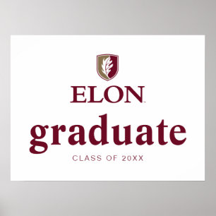 Elon Graduation Poster