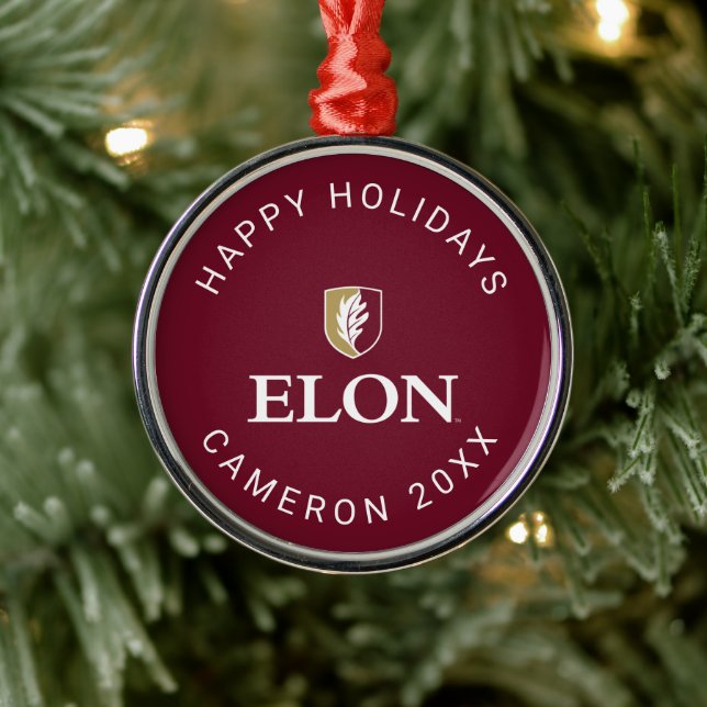 Elon Metal Ornament (Tree)