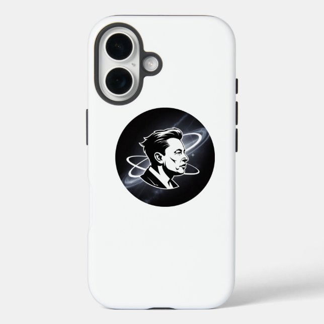 Elon Musk : La Légende - iPhone 16 Coque pour Visi (Verso)